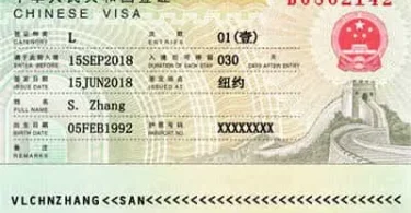 CHINA TOURIST VISA (L VISA): APPLICATION AND REQUIREMENTS